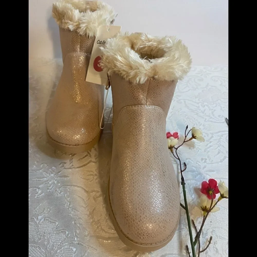 🌸Cat and Jack Girls Faux Suede Style Boot Sizes:Various